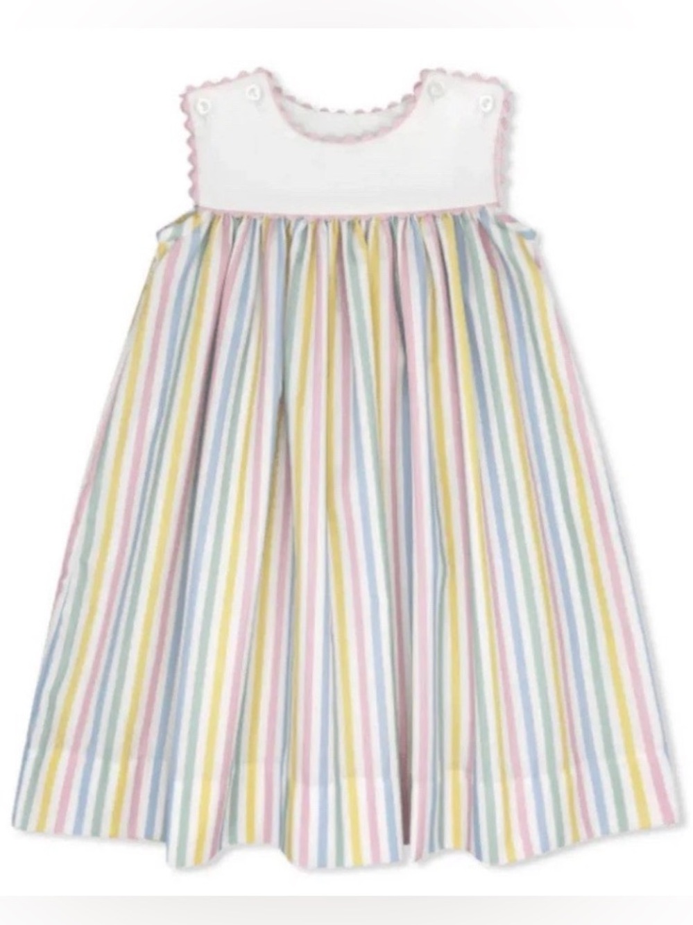 🌈 Lullaby Set Sorbet Striped Charming Dress Girls 4T NWT